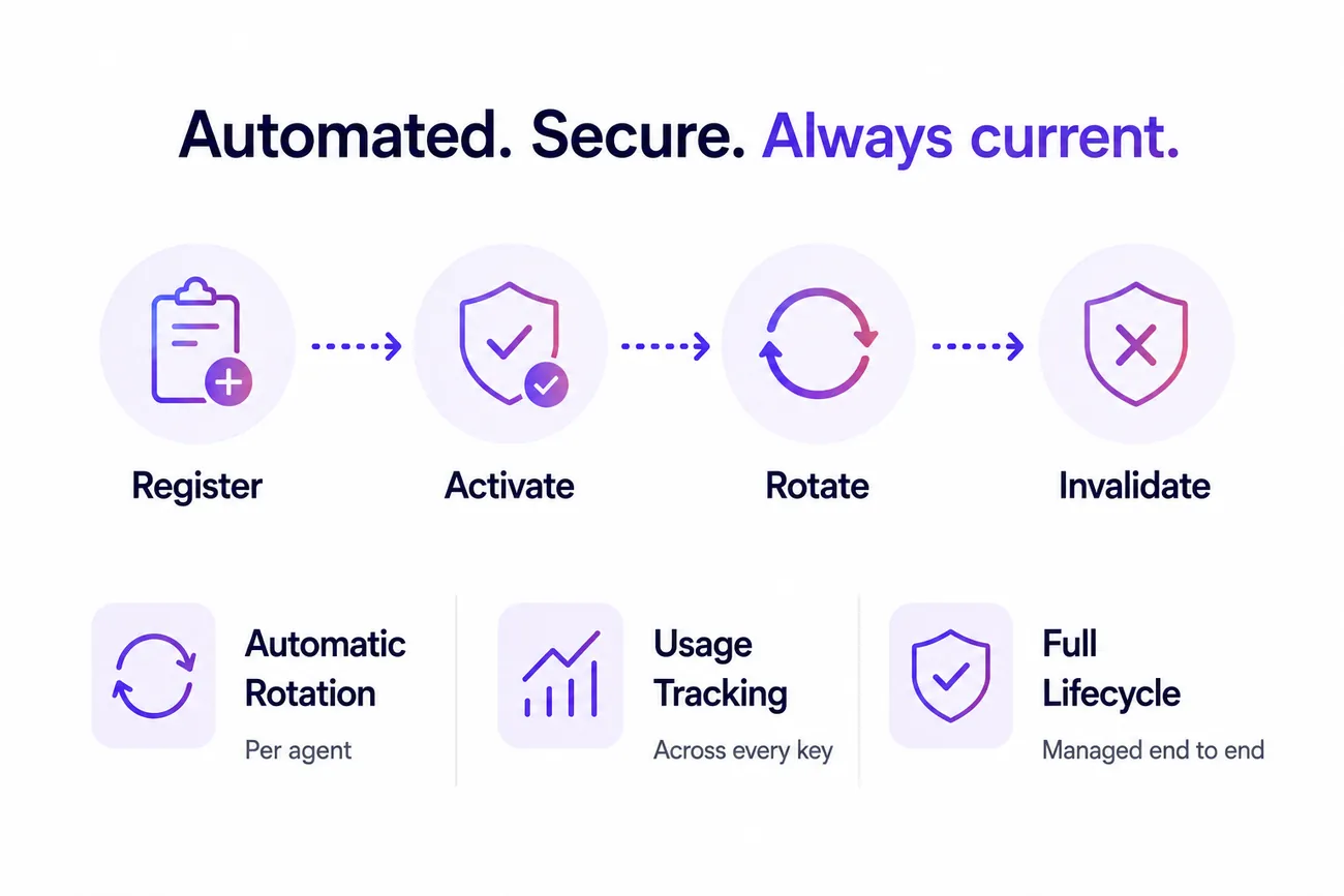 Key management lifecycle